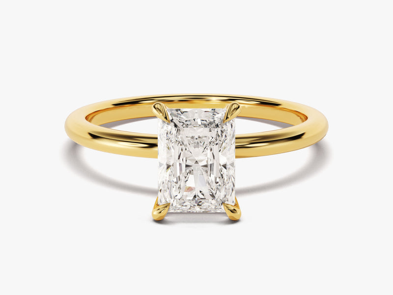 Radiant Cut Solitaire Lab Grown Diamond Engagement Ring (1.50 CT)