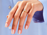 Art Deco Lab Grown Diamond Engagement Ring (1.00 CT)