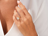 Radiant Halo Lab Grown Diamond Engagement Ring (1.50 CT)