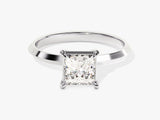 Knife Edge Princess Lab Grown Diamond Engagement Ring (1.00 CT)