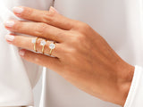 Knife Edge Cushion Lab Grown Diamond Engagement Ring (1.00 CT)