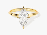 Knife Edge Marquise Lab Grown Diamond Engagement Ring (1.50 CT)
