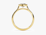Bezel Marquise Lab Grown Diamond Engagement Ring (2.00 CT)