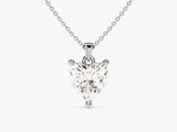 Heart Cut Moissanite Solitaire Pendant (1.50 CT)