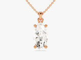 Marquise Cut Moissanite Solitaire Pendant (1.50 CT)