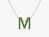 Birthstone Letter Necklace - Gold Vermeil