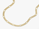 14k Yellow Gold 5.0mm Figaro Chain Necklace