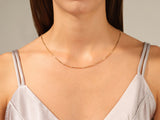 14k Yellow Gold 1.5mm Box Chain Necklace