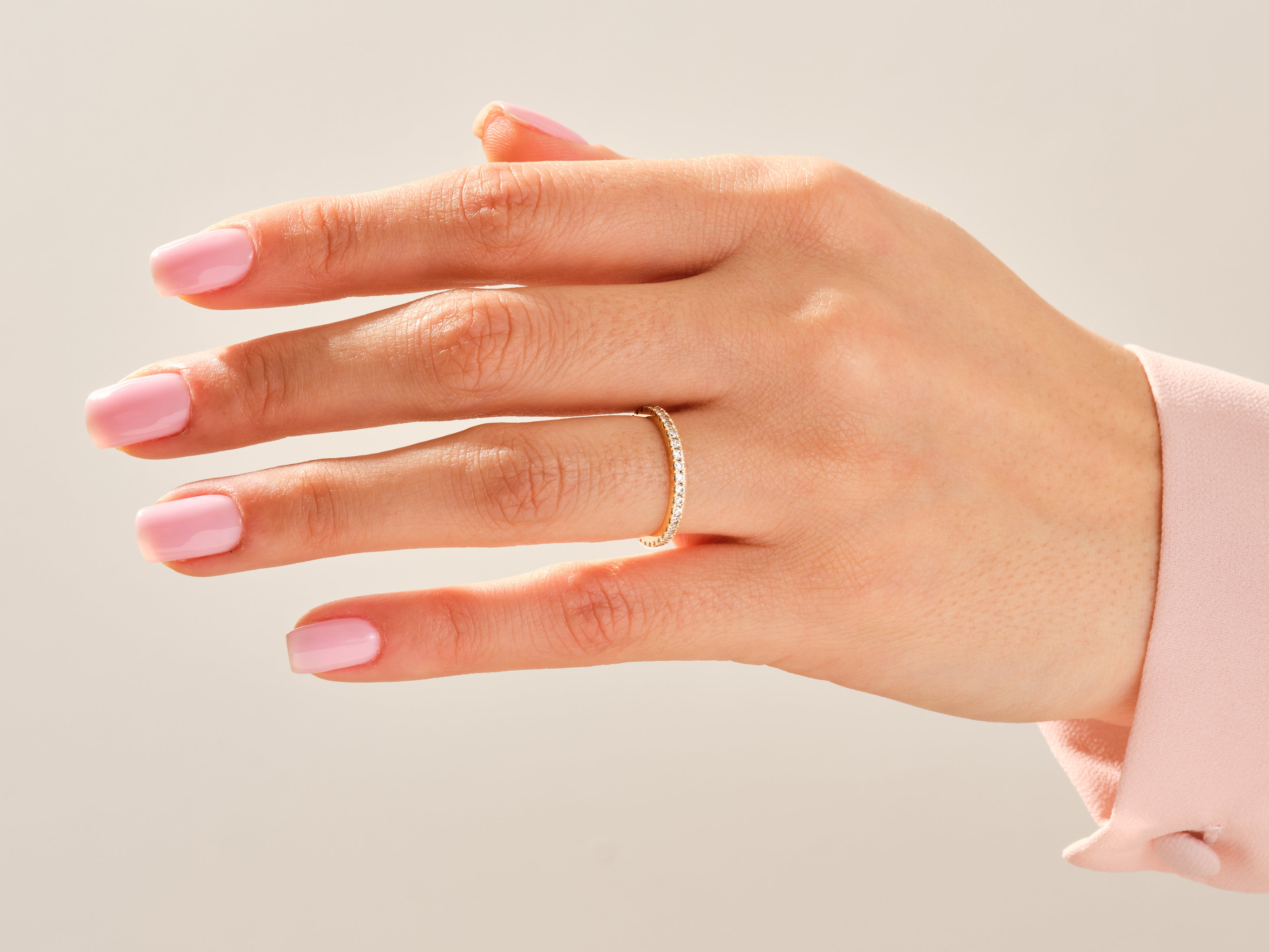 4-Prong Moissanite Eternity Wedding Band (0.45 CT TW)