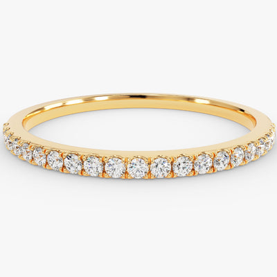 4-Prong Diamond Half Eternity Wedding Band (0.21 CT TW)