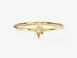 Yellow, White, Rose, 14k gold, 18k gold, Yellow Gold North Star Diamond Ring